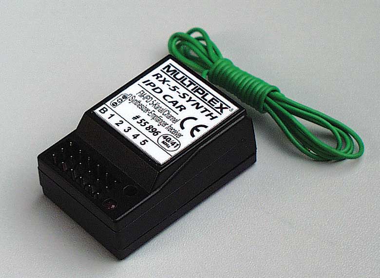 Receptor RX-5-SYNTH IPD CAR - 40/41 MHz